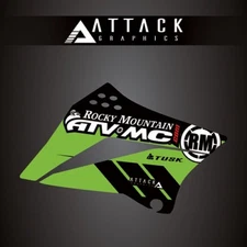Attack Graphics Renegade Radiator Shroud Decal Green 207-124-0009