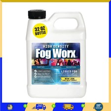 FogWorx Extreme High Density Fog Juice 32oz Water Based Fluid for Fog Machines