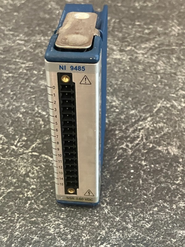 National Instruments NI 9485 cDAQ Relay Output Mod 8 Channel SSR, missing con.