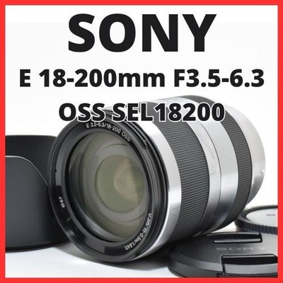 Sony E 18 200mm F3.5 6.3 OSS SEL18200