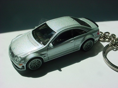 HOT 3D SILVER MERCEDES-BENZ CLK 63 BLACK SERIES CUSTOM KEYCHAIN keyring key - Picture 6 of 7
