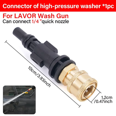 #ad High Pressure Car Wash Quick 1 4 Connect Adapter for LAVOR ARKSIDE PHD VAX $15.30