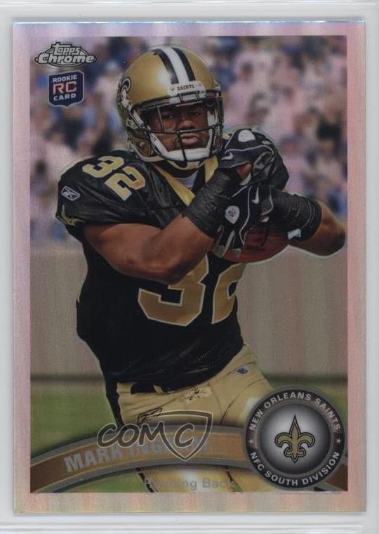 2011 Topps Chrome Refractor Mark Ingram #50 k1k