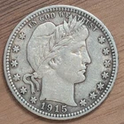 1915 barber quarter