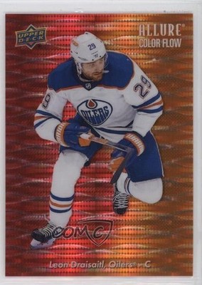 2023 Upper Deck Allure Color Flow Red Orange Spectrum 62/299 Leon Draisaitl 1hm0