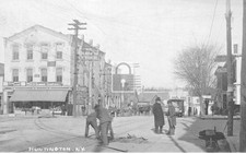 Street View Road Work Huntington New York NY - Reprint