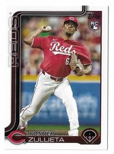 2025 Topps Baseball Yosver Zulueta Rookie Card #372 Cincinnati Reds RC