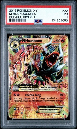 M Houndoom-EX graded PSA 1 for sale on eBay