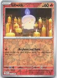 Litwick 016/086 White Flare Reverse Holo