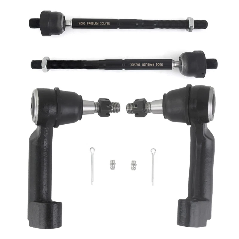 MOOG Front Inner & Outer Tie Rod Kit For 07-16 Ford Expedition Lincoln Navigator - Image 2 of 4