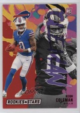 2024 Panini Rookies & Stars Rookie Exclusive Longevity Keon Coleman #RE-KCN 1jy9