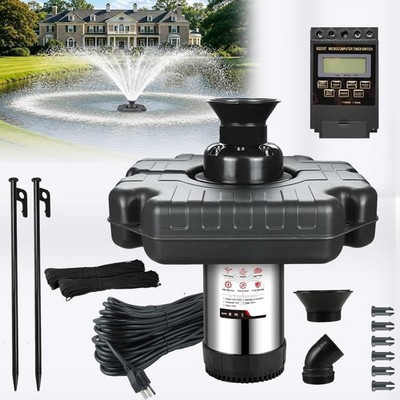 15000 GPH Pond Fountain Aerator 750W -Pond Fountain -1HP Floating Aerator Pump