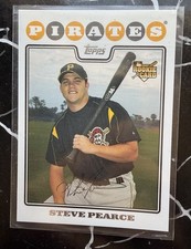 Topps Steve Pearce #127 Rookie Pittsburgh Pirates Card *SLEEVED*. rookie card picture