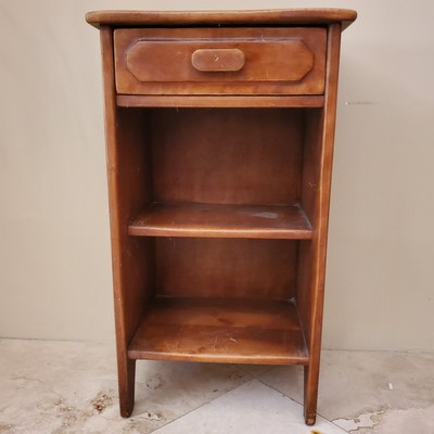 1973年 米軍放出 GSA官給家具 NIGHT TABLE実物 Cushman Colonial Creation Maple Nightstand 079 Vintage 1940 RARE
