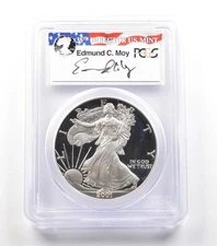 2001-W American Silver Eagle Moy PR70 DCAM PCGS *4589