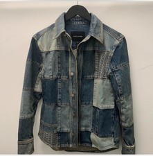 Unisex Marc Jacobs Denim Jacket with Patchwork Design Size XS New with Tags