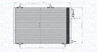 Magneti Marelli Kondensator, Klimaanlage 350203816000 FüR Peugeot