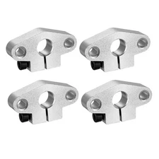 4pcs SHF10 Linear Motion Rail Clamping Rod Rail Guide Support for 10mm Dia Shaft