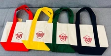 Trader Joe's Mini Canvas Tote Bag(4 Colors, Package)