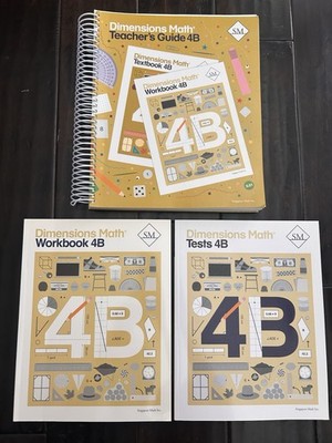 Dimensions Math 4B  Teacher's Guide, Tests & Workbook