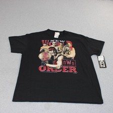 Vintage WCW NWO Shirt Boys Youth XL Black Wrestling Delta 1999 New World Order