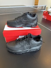CD6864-028 Youth Nike Air Max 90 LTR GS Size 7 Black/Black