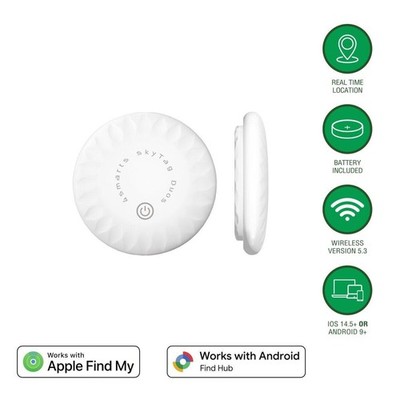 4smarts Standort-Finder SkyTag Duos 2er Set, weiß