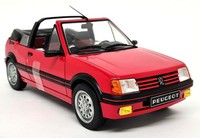 Solido 1/18 - Peugeot 205 Cti 1.6 Vallelunga Red 1989 Diecast Model Car