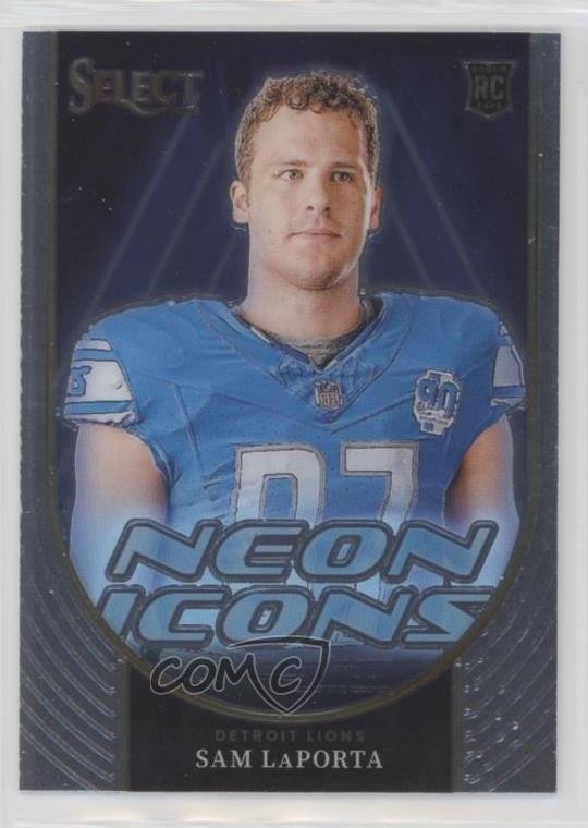 2023 Panini Select Neon Icons Sam LaPorta #NI-SLA 0a4r