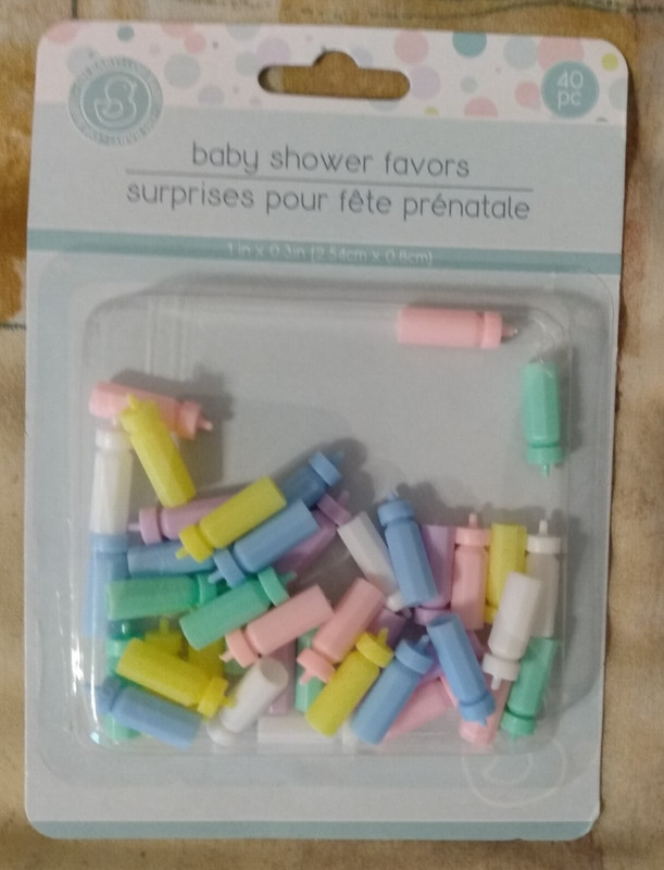 BABY SHOWER PARTY FAVORS BABY BOTTLES. 40 PIECES BY GREENBRIER INTERNATIONAL