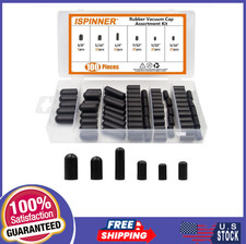  100 PCS CARBURETOR  VACUUM RUBBER CAP PLUG ASSORTMENT KIT INTAKE VACUUM LINES