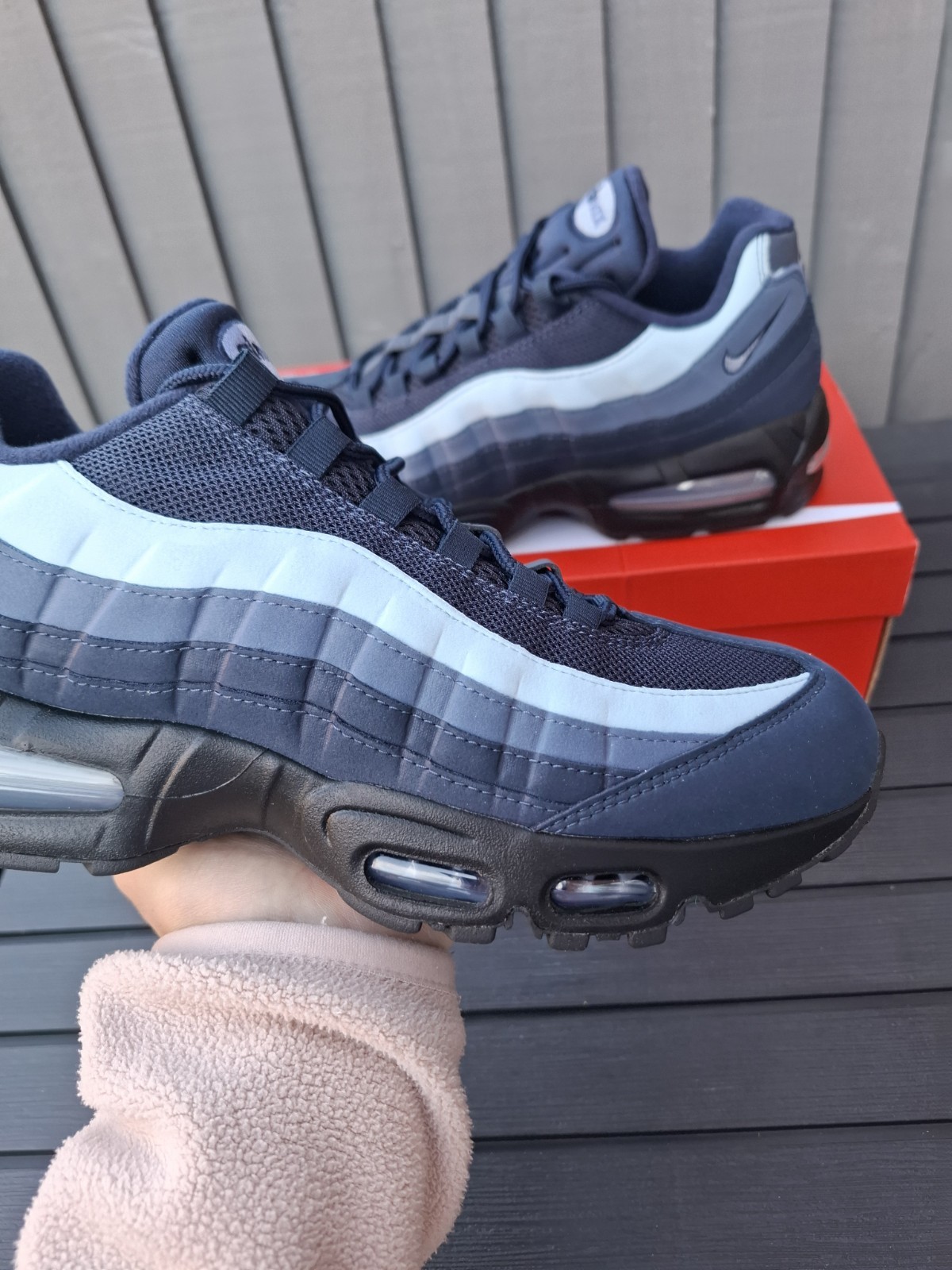 Nike Air Max 95 OG Big Bubble Obsidian Celestine Blue Men’s Size 9.5 UK RRP £175 image 9