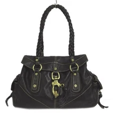 FRANCESCO BIASIA FRANCESCO BIASIA Handbag Shoulder Leather Black Women's