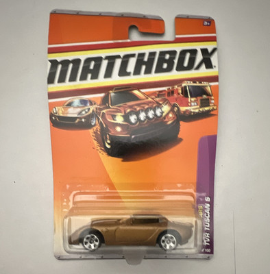 Matchbox TVR Tuscan S Gold Diecast Car 1:64 Matchbox 1-75 (2009) Unopened