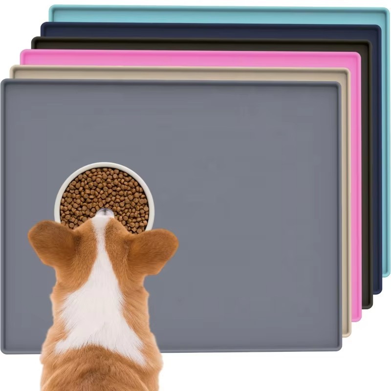 Waterproof Silicone Mat, w/ Raised Edge, Extra Thick, Non-Sl