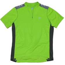Pearl Izumi Quest Select Cycling Jersey Mens Large Neon Green 3/4 Zip