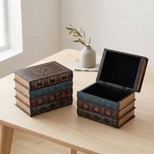 European Vintage Fake Book Storage Box – Decorative Prop