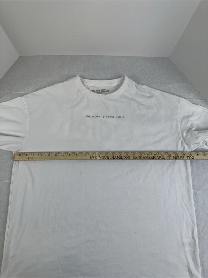 All American Roughneck Large T-Shirt - The Work Is Never Done - Image 4 of 4