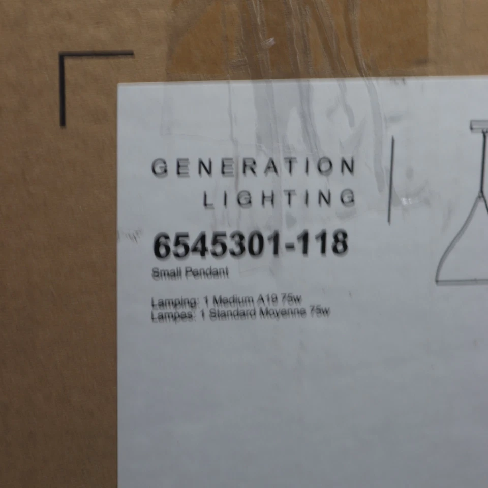 Colgante Generation Lighting Oden 1 Luz Gris Mate 6545301-118 Foto 2 de 4