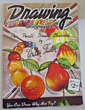 Drawing Simplified in Pen Pencil Brush  Charcoal 1985 By Walter Foster Book 1