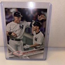 2017 Topps Update #US148 The Next Dynasty Aaron Judge & Greg Bird RC ROOKIE