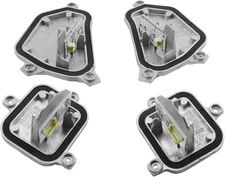 4Pcs LED Headlight DRL Daytime Running Lights Modules for BMW X1 F48 2014-2019