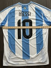 Adidas Messi Argentina Home Jersey Authentic XL White