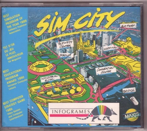 Commodore CDTV Sim City Cd-Rom