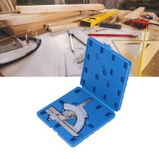 ⁺Vernier Bevel Protractor 0‑320° Fine Tuning Angle Finder Woodworking Measuring