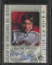 1998-99 SP Authentic Sign of the Times MAXIME OUELLET Auto On Card Hockey BIN33