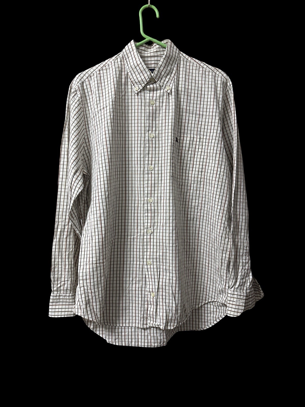 Burberry London Men's Shirt - Check Size M - 100% Cotton Classic & Elegant image 2