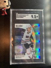 2023-24 Upper Deck Allure Connor Bedard Rookie Black Rainbow #102 SGC 9.5 