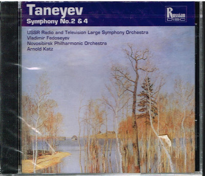 Tanejew: Sinfonie Nr. 2 & 4 / Fedoseyev, Katz, UdSSR, Nowosibirsk Philharmonic CD