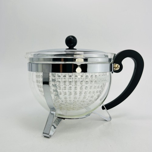 Bodum Chambord Teebereiter Teekanne mit Kunststoff Sieb Edelstahl Deckel º 1 L - Bild 5 von 9